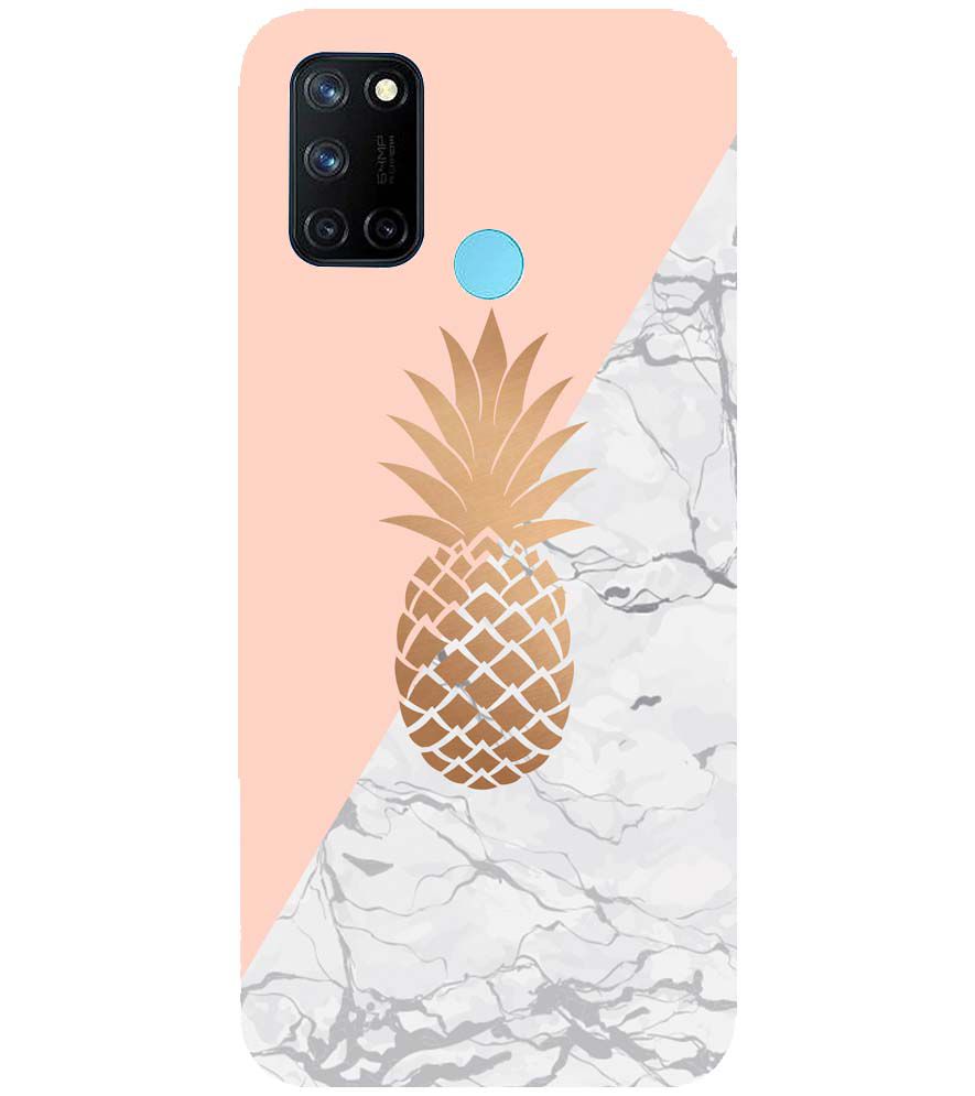 PS1330-Pineapple Marble Back Cover for Realme 7i