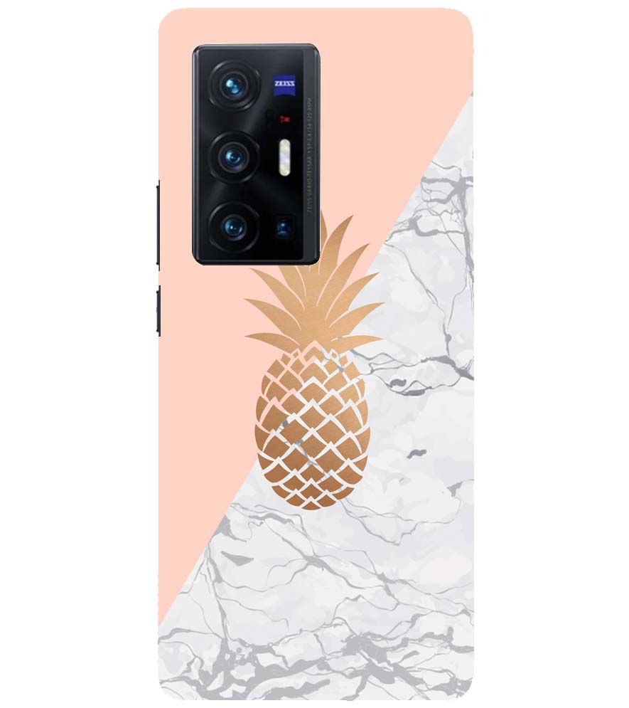 PS1330-Pineapple Marble Back Cover for vivo X70 Pro