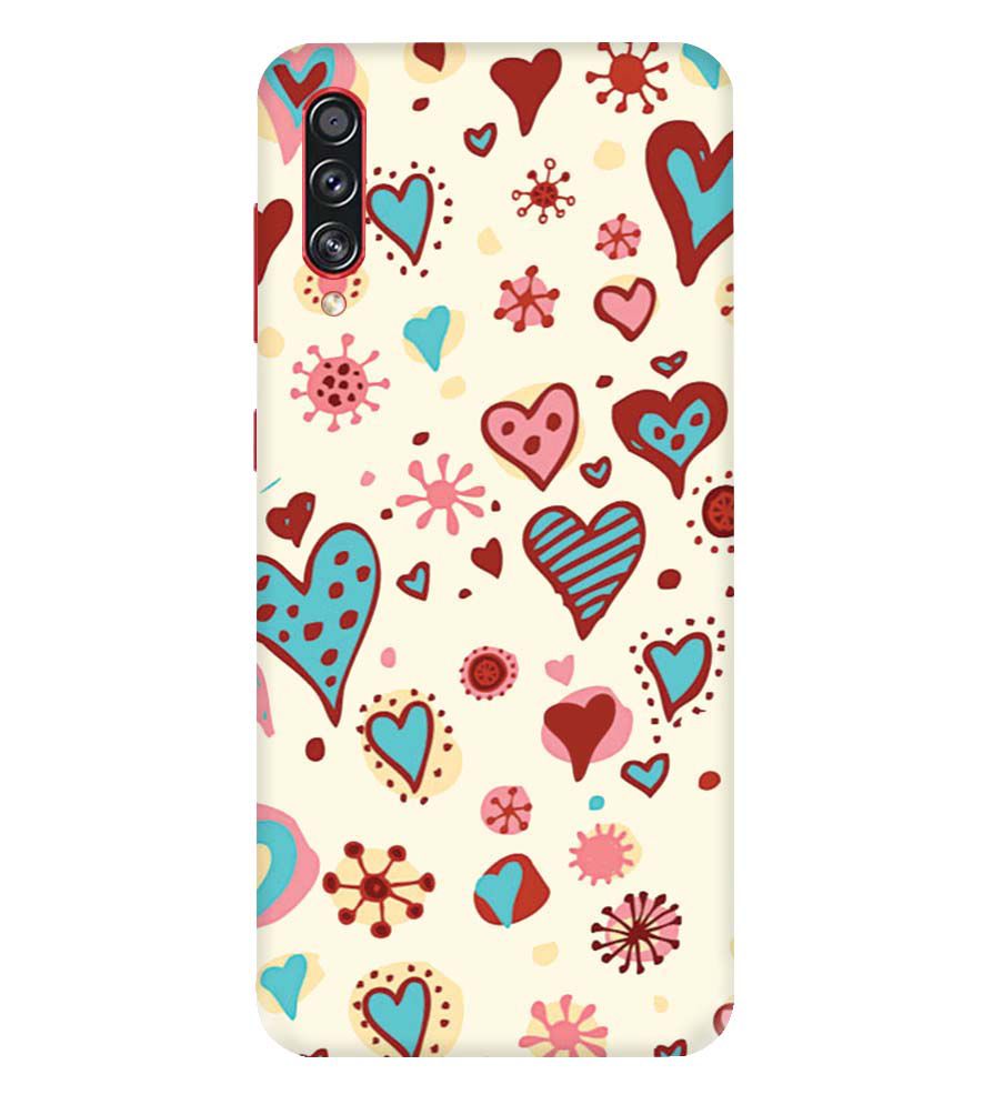 PS1332-Hearts All Around Back Cover for Samsung Galaxy A70s