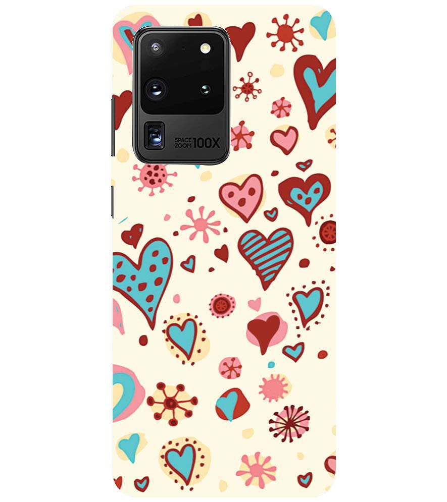 PS1332-Hearts All Around Back Cover for Samsung Galaxy S20 Ultra 5G