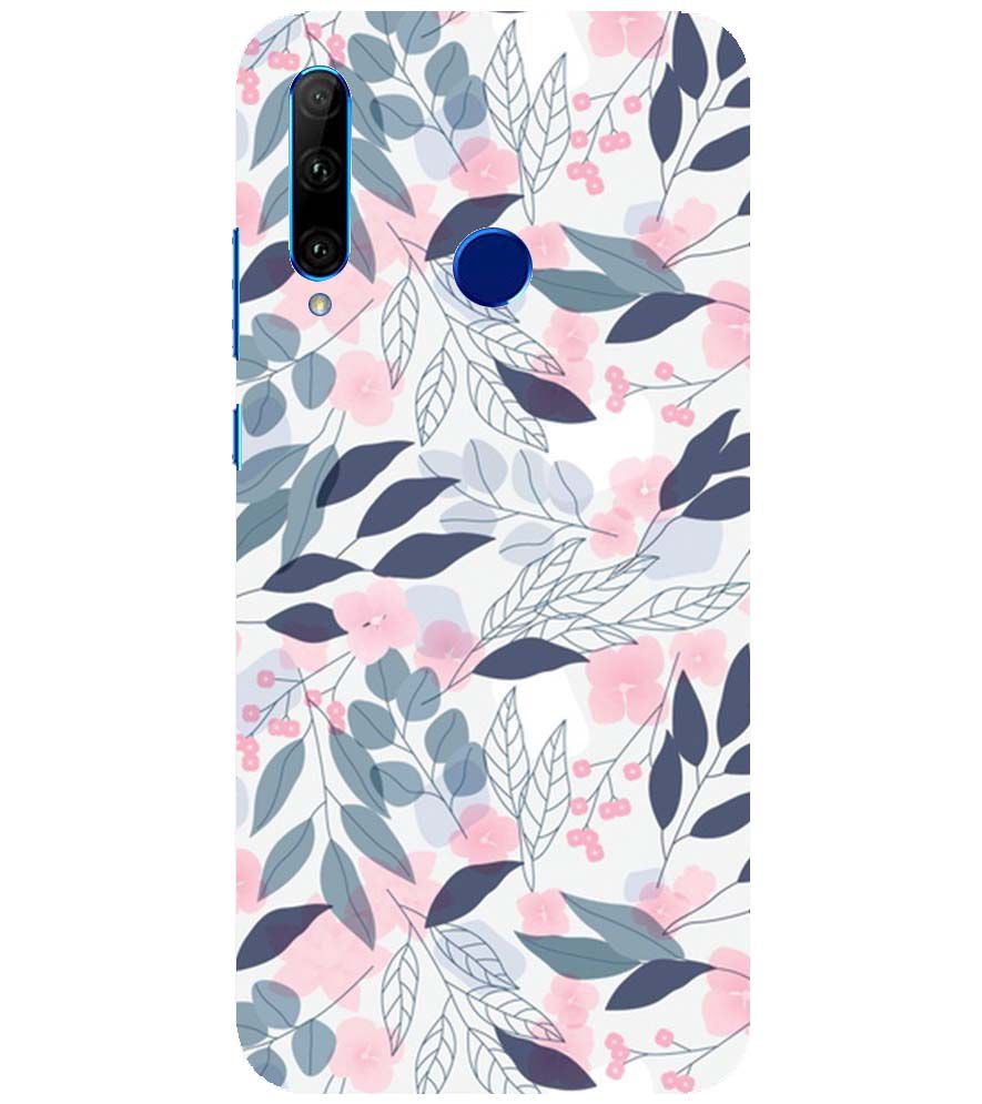 PS1333-Flowery Patterns Back Cover for Huawei Honor 10i
