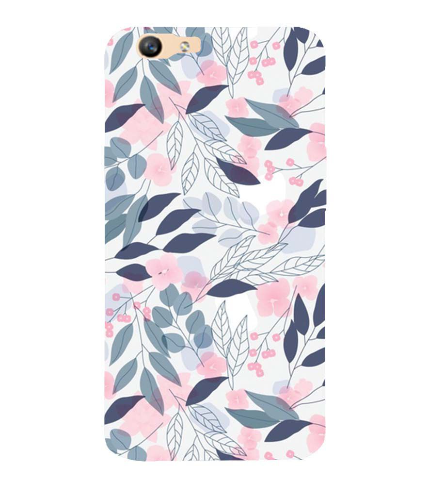 PS1333-Flowery Patterns Back Cover for Oppo F1s : A59