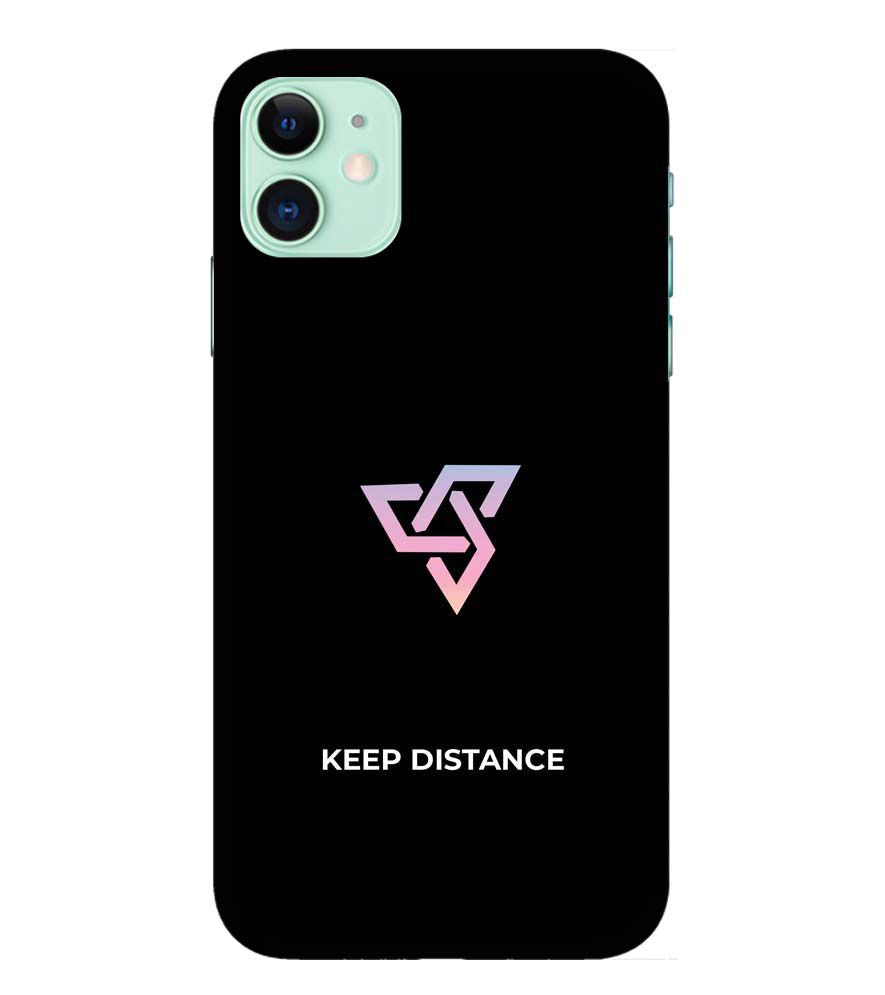PS1334-Keep Distance Back Cover for Apple iPhone 11