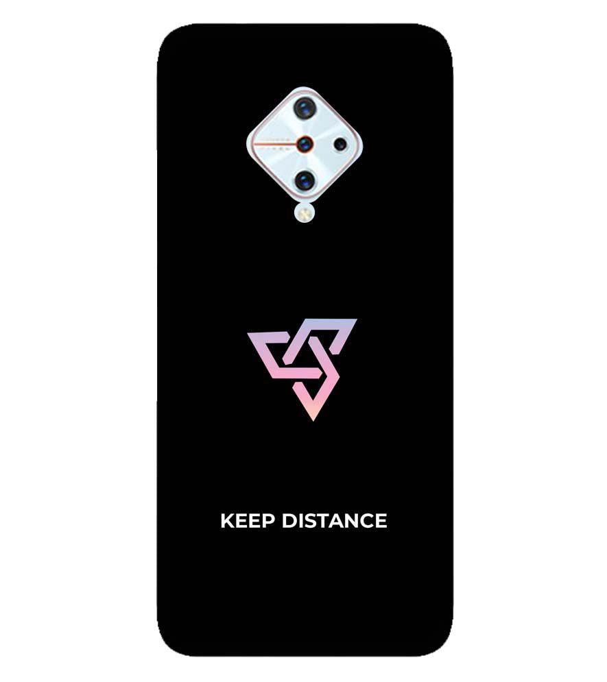 PS1334-Keep Distance Back Cover for Vivo S1 Pro
