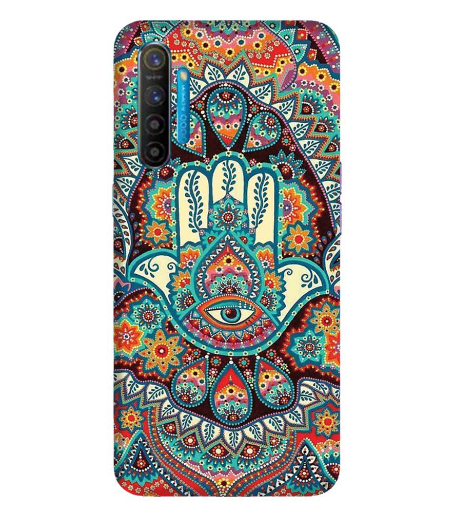PS1336-Eye Hands Mandala Back Cover for Realme X2