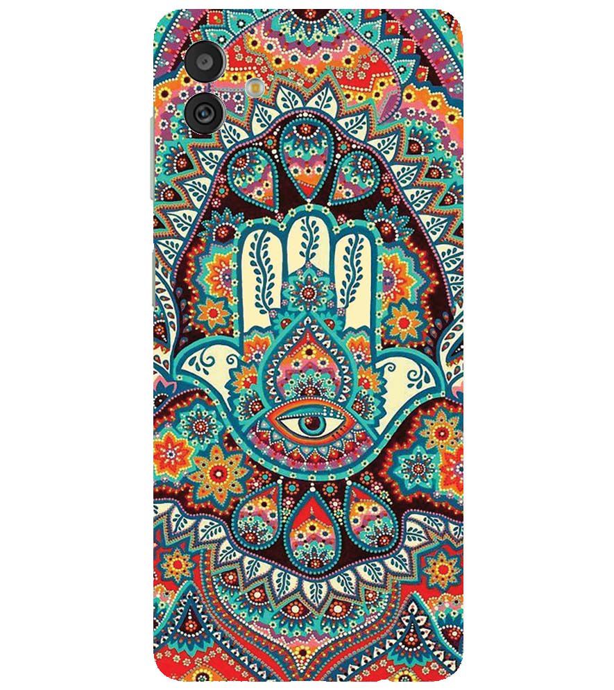 PS1336-Eye Hands Mandala Back Cover for Samsung Galaxy M13 5G