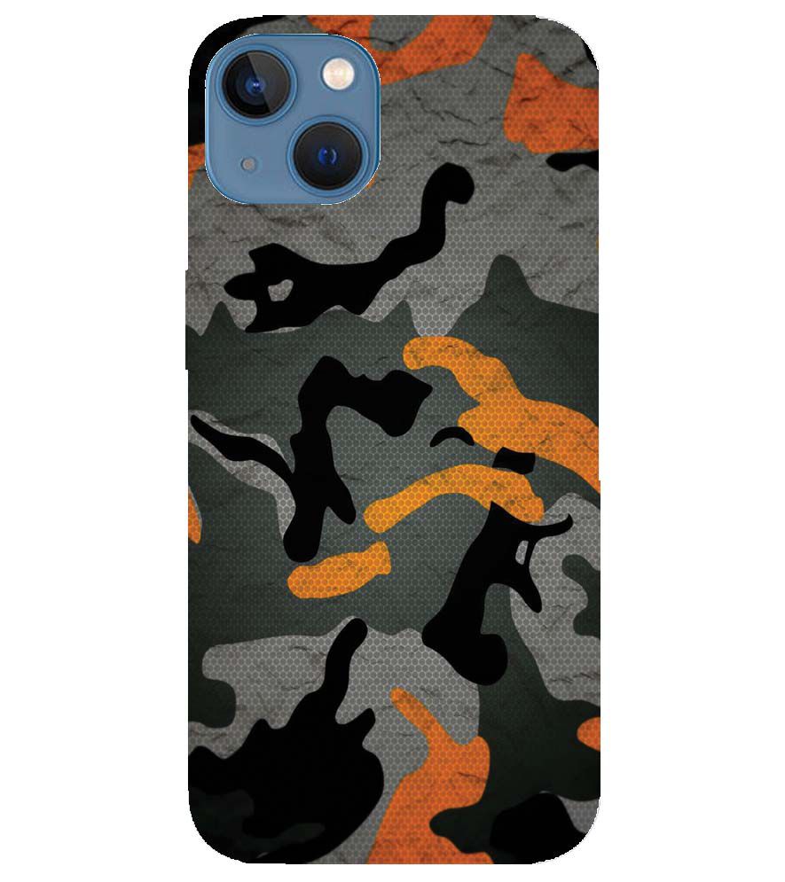 PS1337-Premium Looking Camouflage Back Cover for Apple iPhone 13