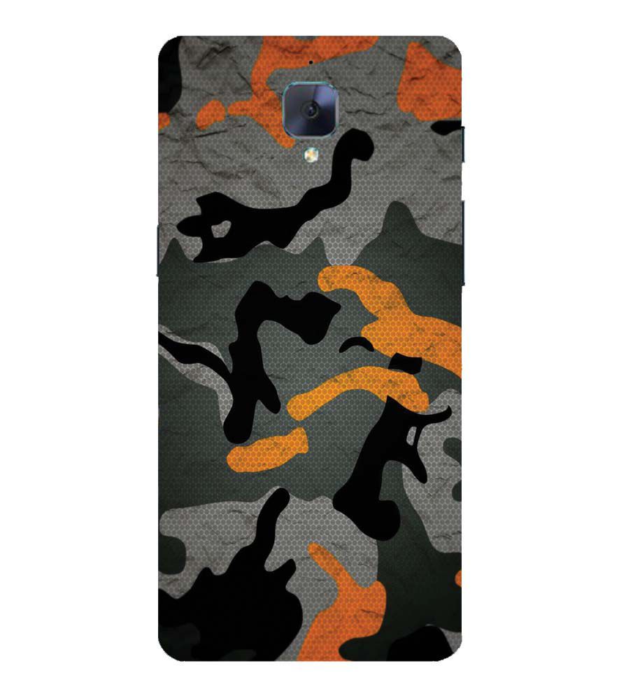 PS1337-Premium Looking Camouflage Back Cover for OnePlus 3 and OnePlus 3T