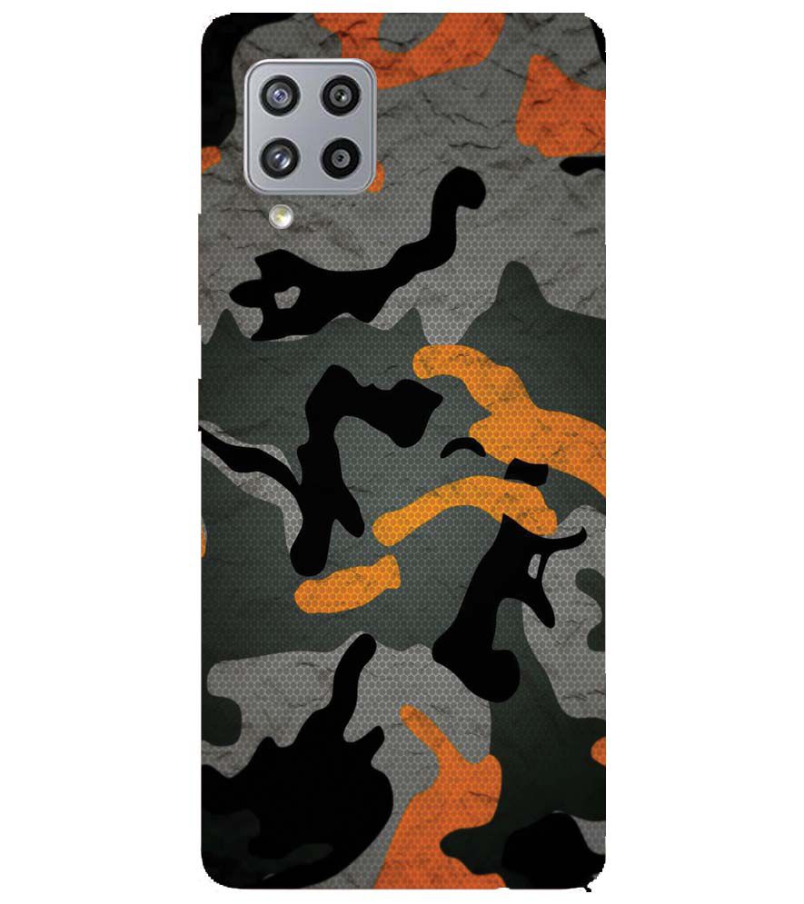 PS1337-Premium Looking Camouflage Back Cover for Samsung Galaxy M42