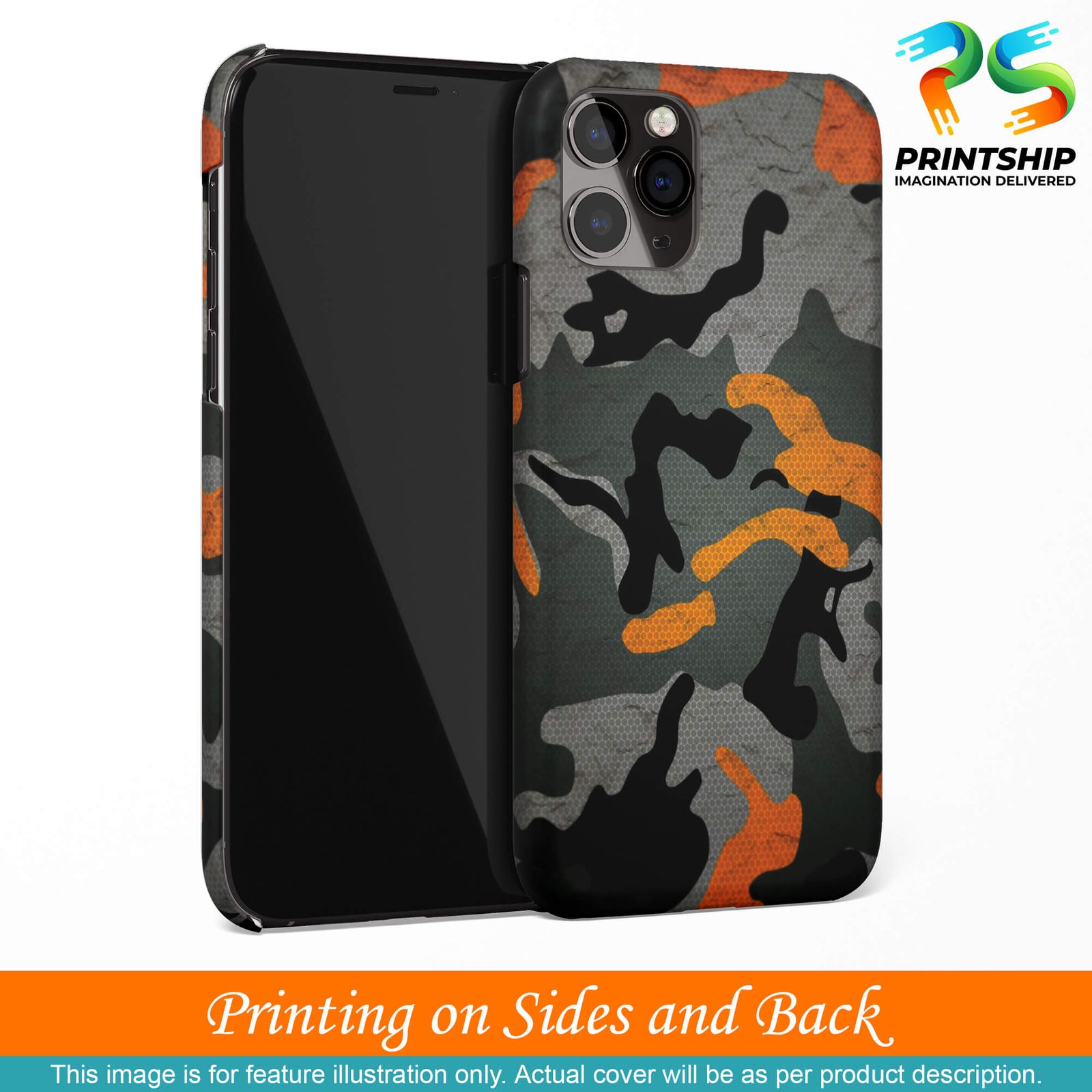 PS1337-Premium Looking Camouflage Back Cover for vivo Y52s-Image3