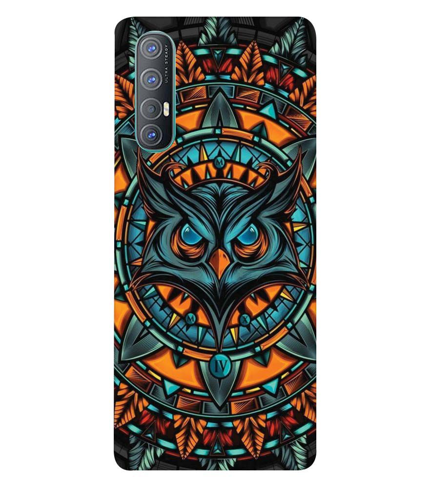 PS1338-Premium Owl Back Cover for Oppo Reno3 Pro