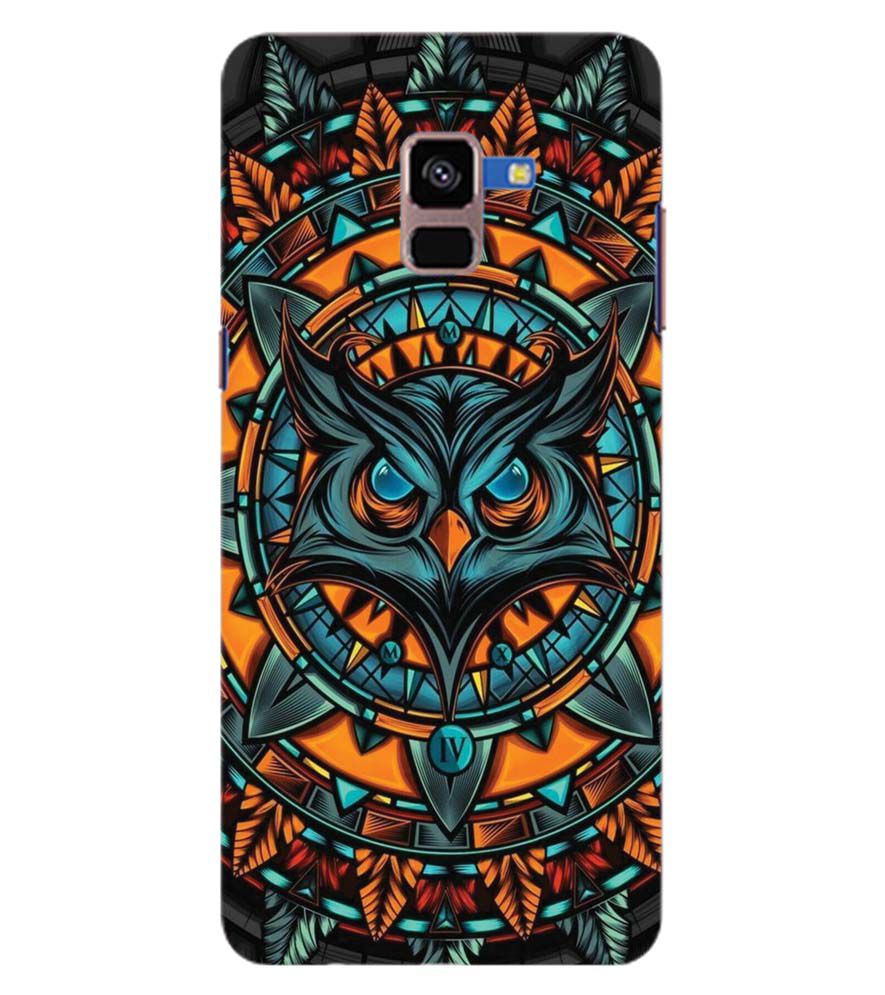 PS1338-Premium Owl Back Cover for Samsung Galaxy A8 Plus