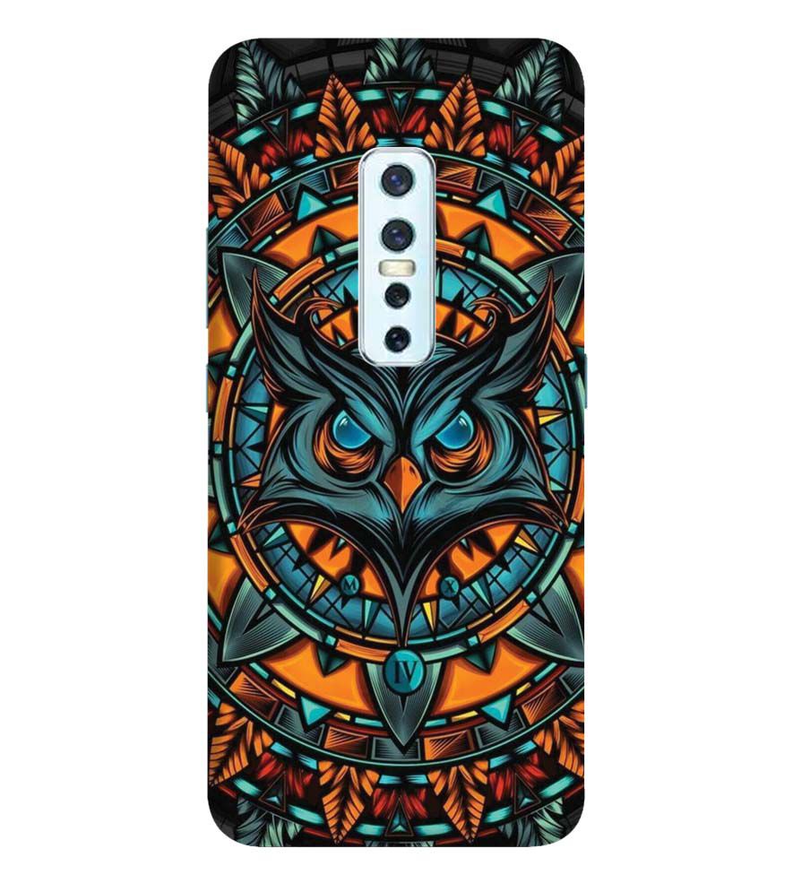 PS1338-Premium Owl Back Cover for Vivo V17 Pro