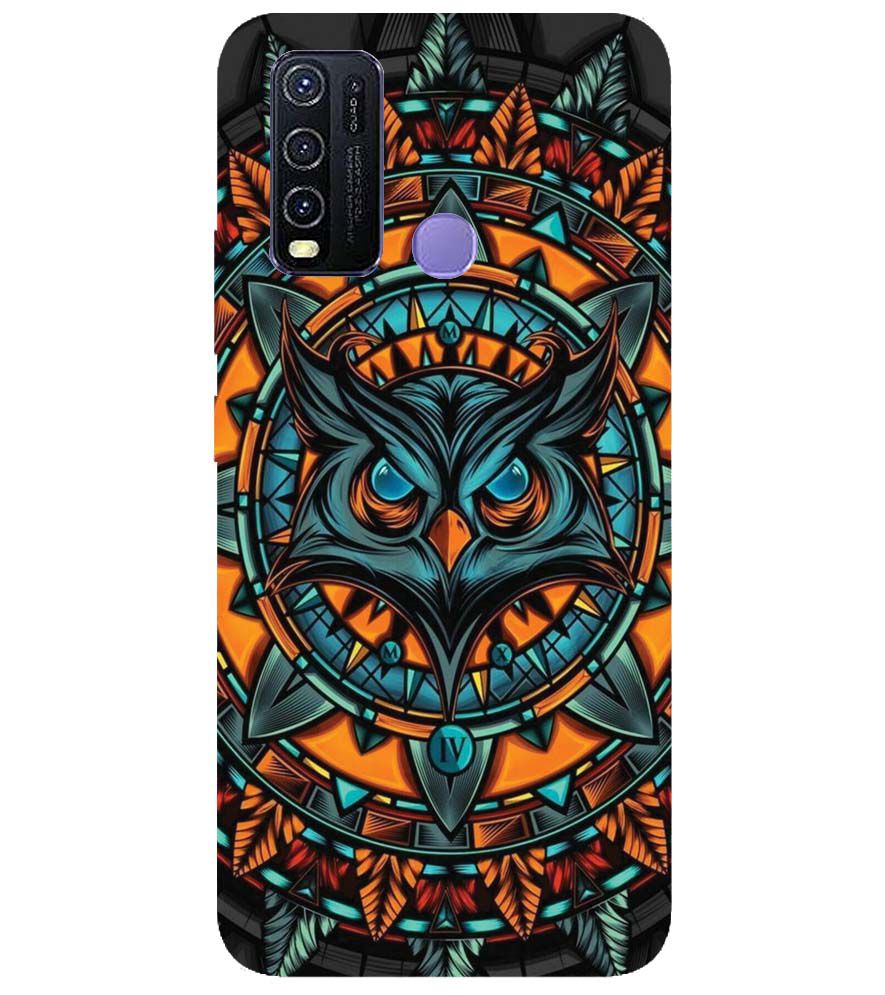 PS1338-Premium Owl Back Cover for vivo Y30