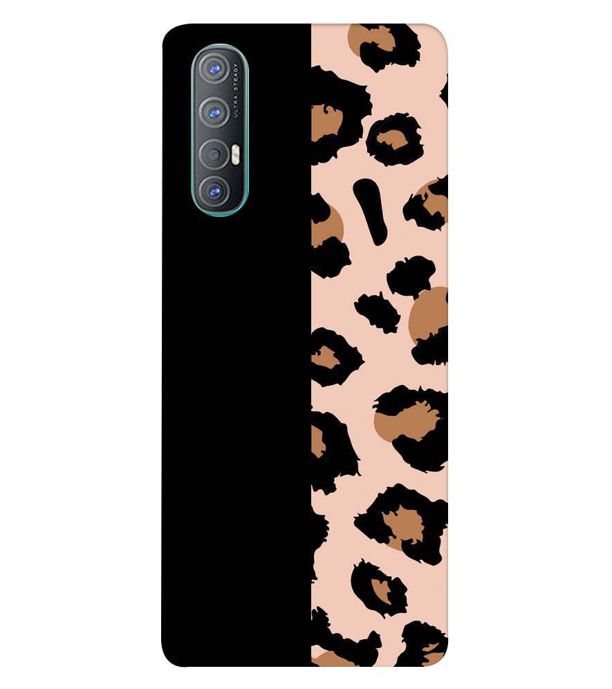 PS1339-Animal Patterns Back Cover for Oppo Reno3 Pro