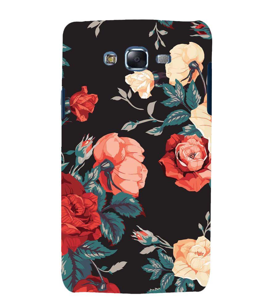 PS1340-Premium Flowers Back Cover for Samsung Galaxy J7 (2015)