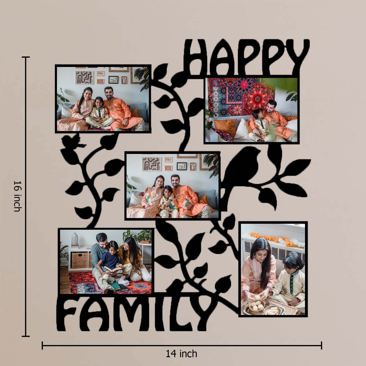 Preserve Precious Memories with Our Happy Family Photo Frame
