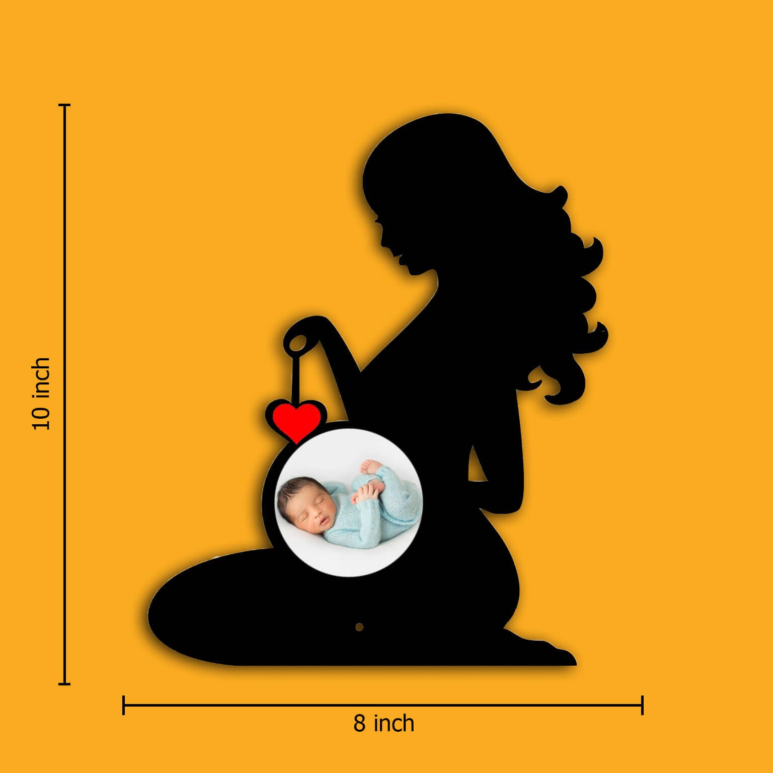 Expecting Joy: Mom-to-Be Photo Frame for Cherishing Precious Memories