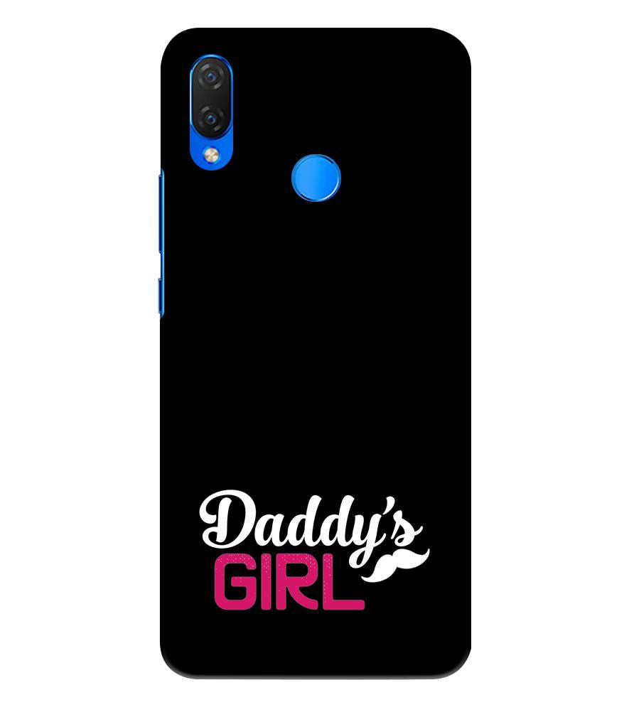 U0052-Daddy's Girl Back Cover for Huawei Nova 3 and 3i