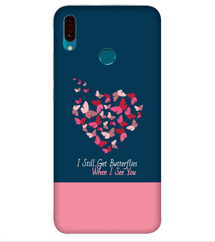U0317-Butterflies on Seeing You Back Cover for Huawei Y9 (2019)