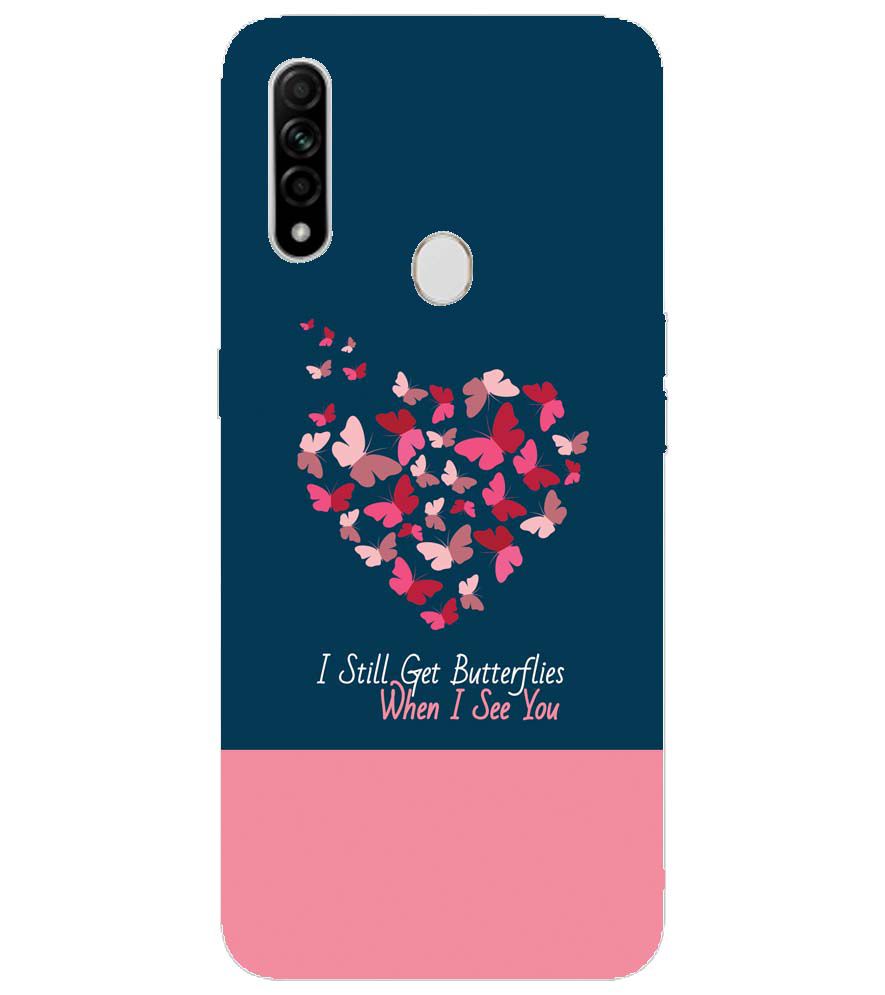 U0317-Butterflies on Seeing You Back Cover for Oppo A31