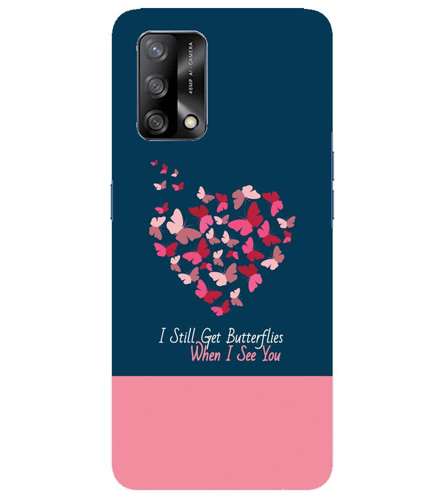 U0317-Butterflies on Seeing You Back Cover for Oppo F19