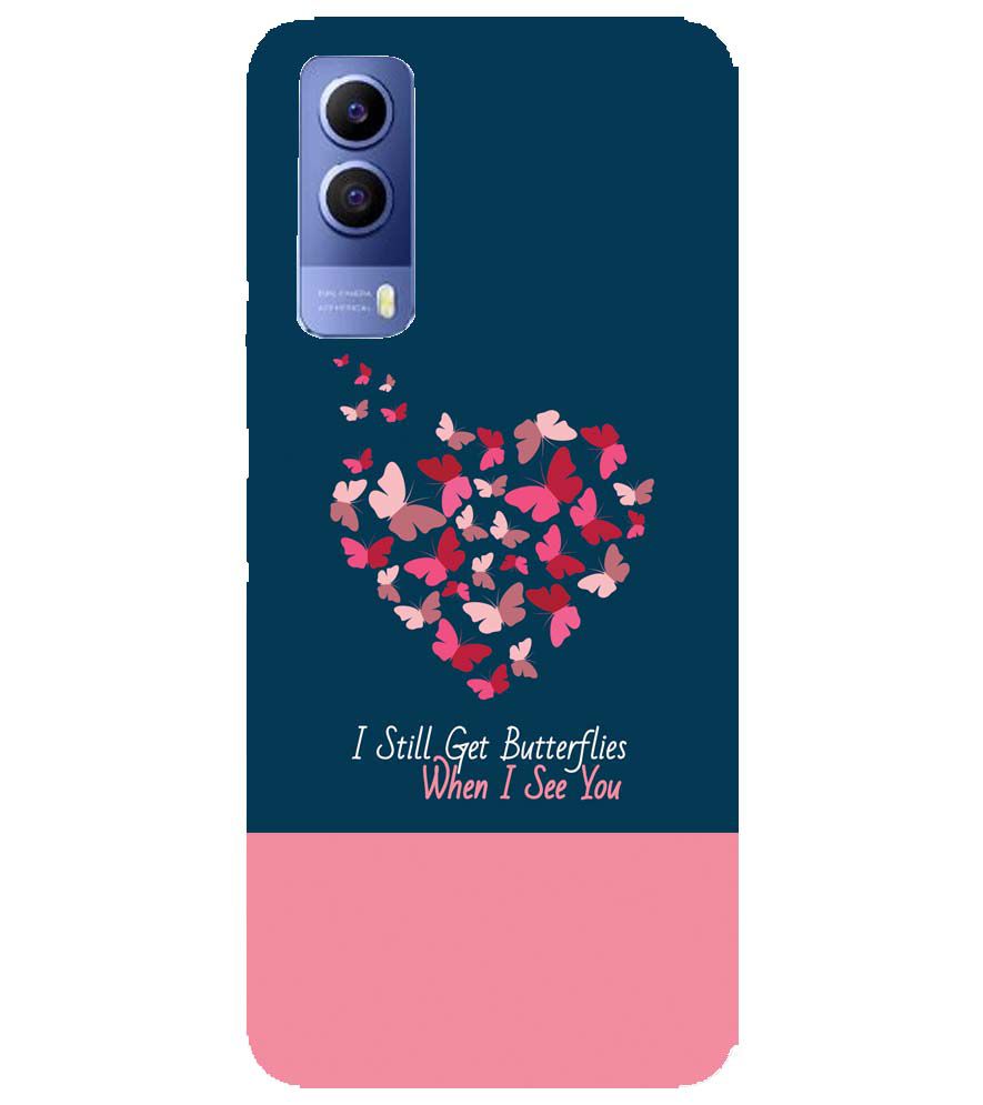 U0317-Butterflies on Seeing You Back Cover for vivo Y53s