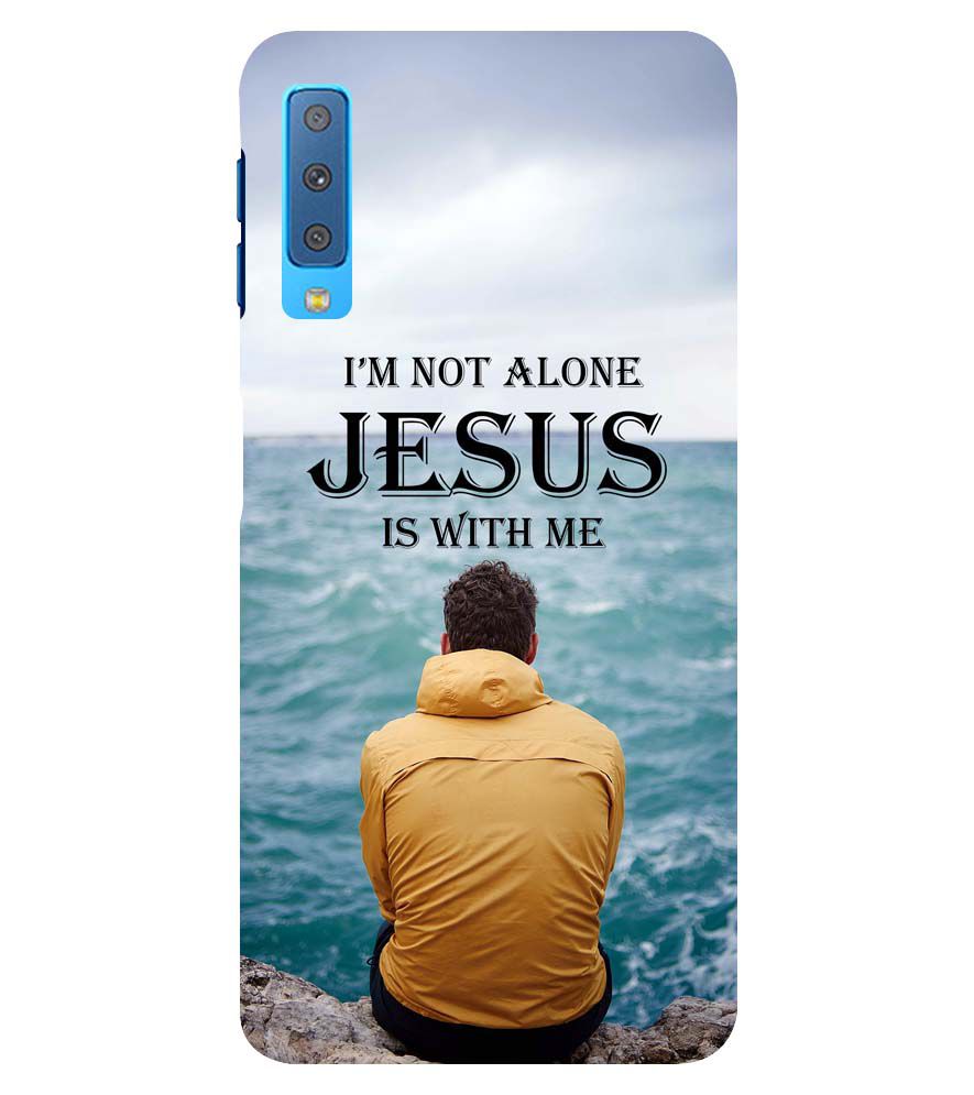 W0007-Jesus is with Me Back Cover for Samsung Galaxy A7 (2018)