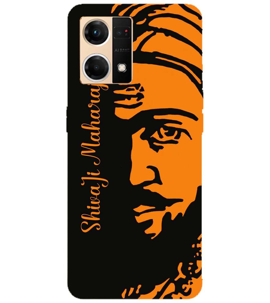 W0042-Shivaji Maharaj Back Cover for Oppo F21 Pro