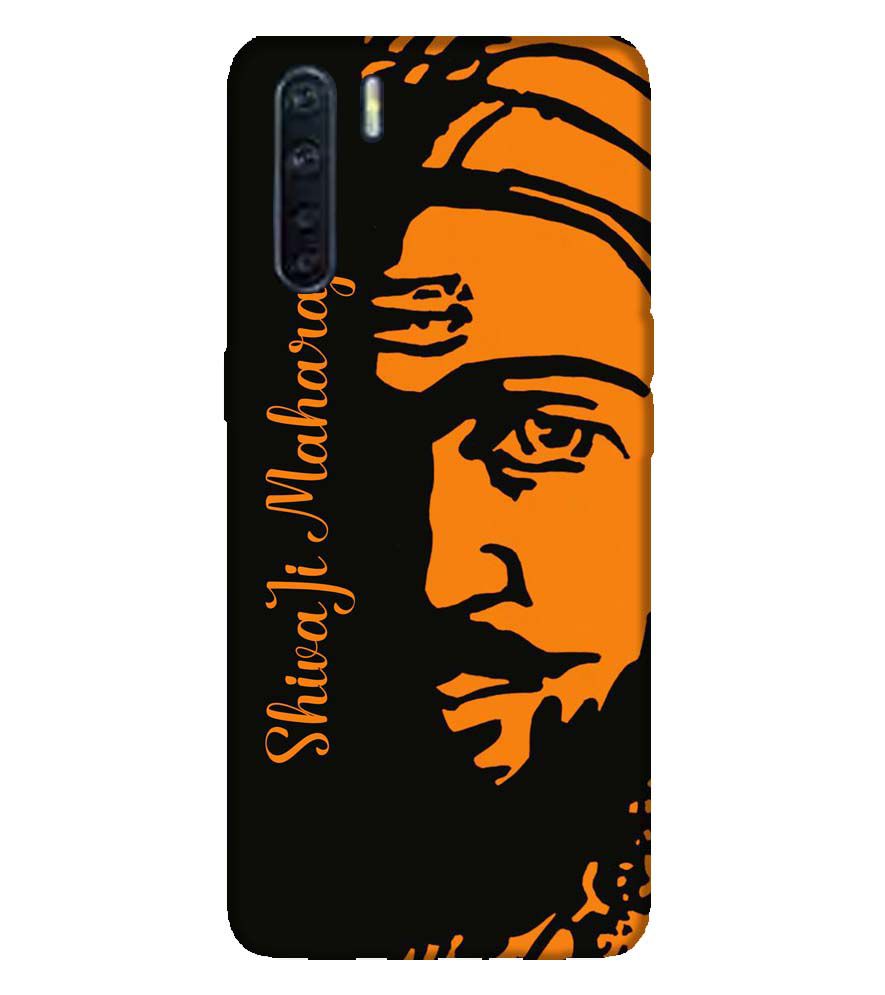 W0042-Shivaji Maharaj Back Cover for Oppo Reno3
