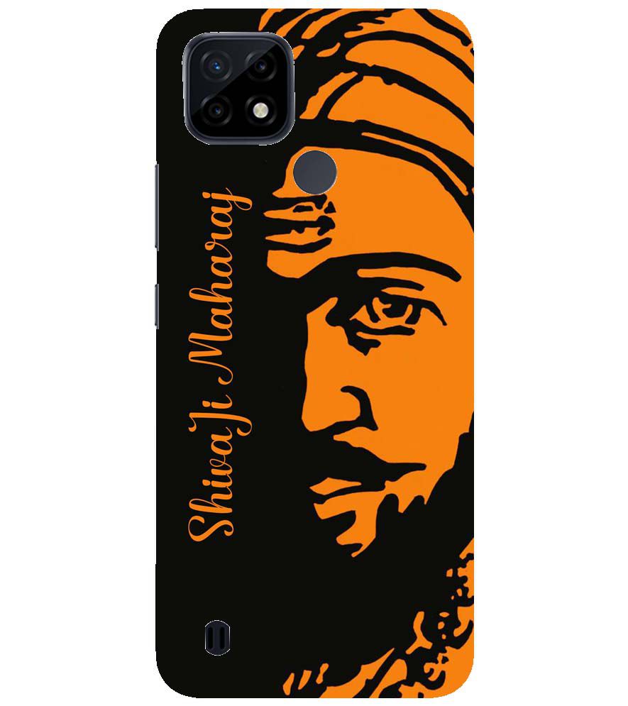 W0042-Shivaji Maharaj Back Cover for Realme C21