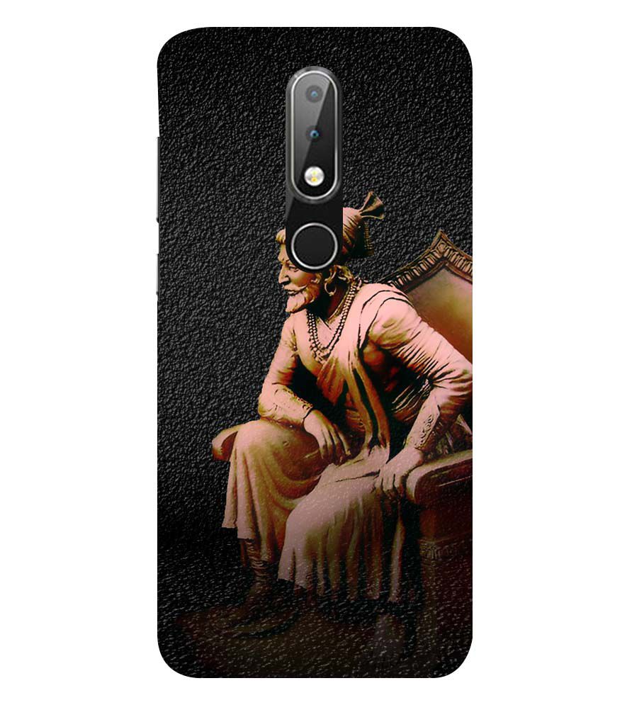W0043-Shivaji Photo Back Cover for Nokia 6.1 (2018)