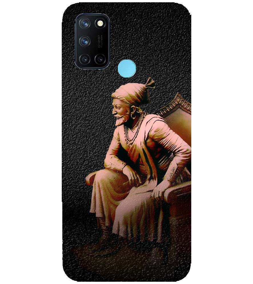 W0043-Shivaji Photo Back Cover for Realme 7i