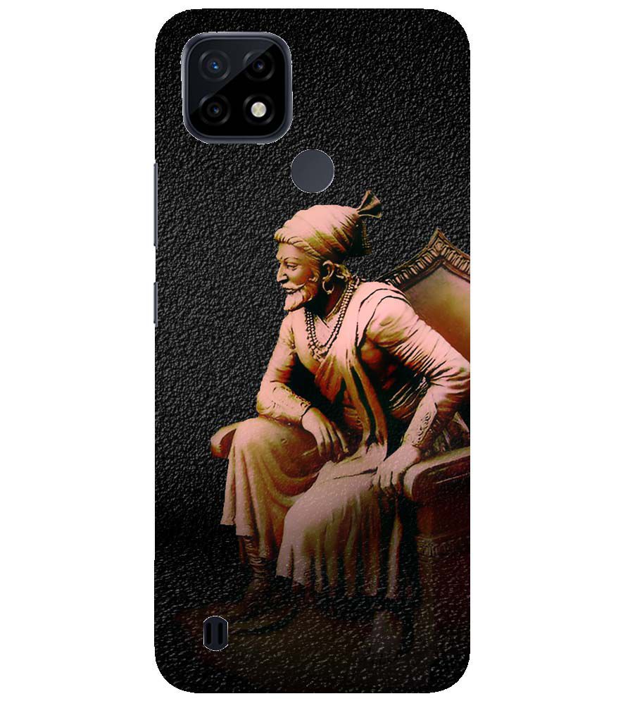 W0043-Shivaji Photo Back Cover for Realme C21