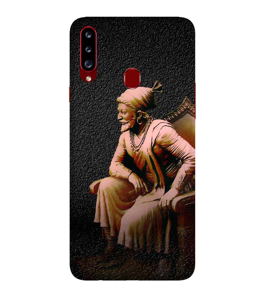 W0043-Shivaji Photo Back Cover for Samsung Galaxy A20s