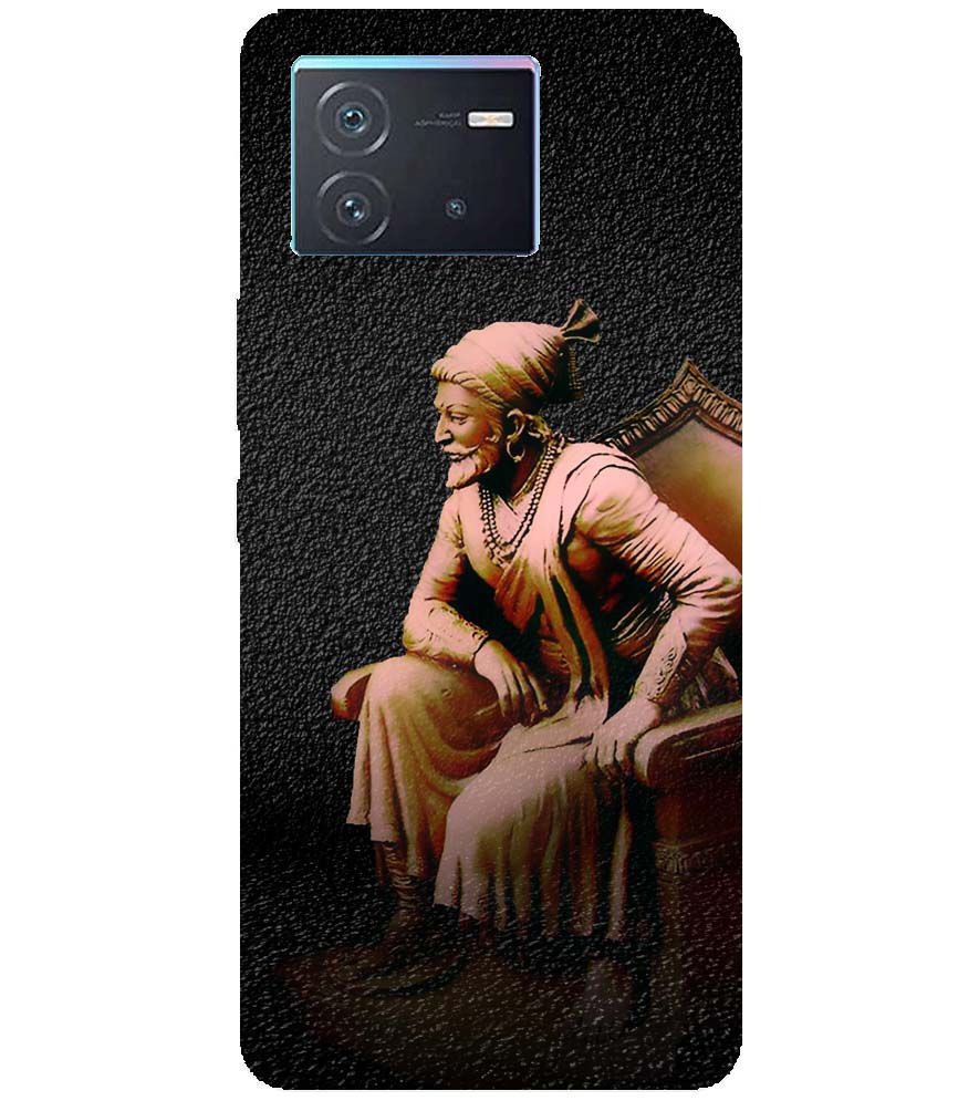 W0043-Shivaji Photo Back Cover for vivo iQOO Neo 6
