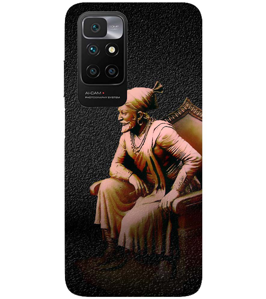 W0043-Shivaji Photo Back Cover for Xiaomi Redmi 10 Prime