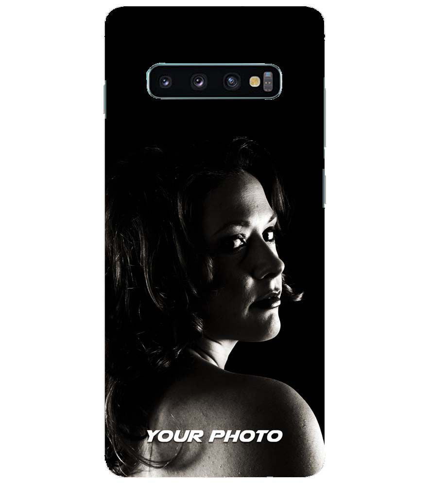 W0448-Your Photo Back Cover for Samsung Galaxy S10+ (Plus with 6.4 Inch Screen)