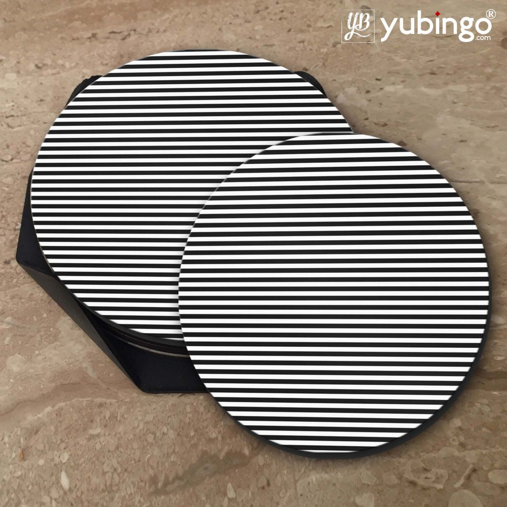 Black Stripes Coasters-Image5