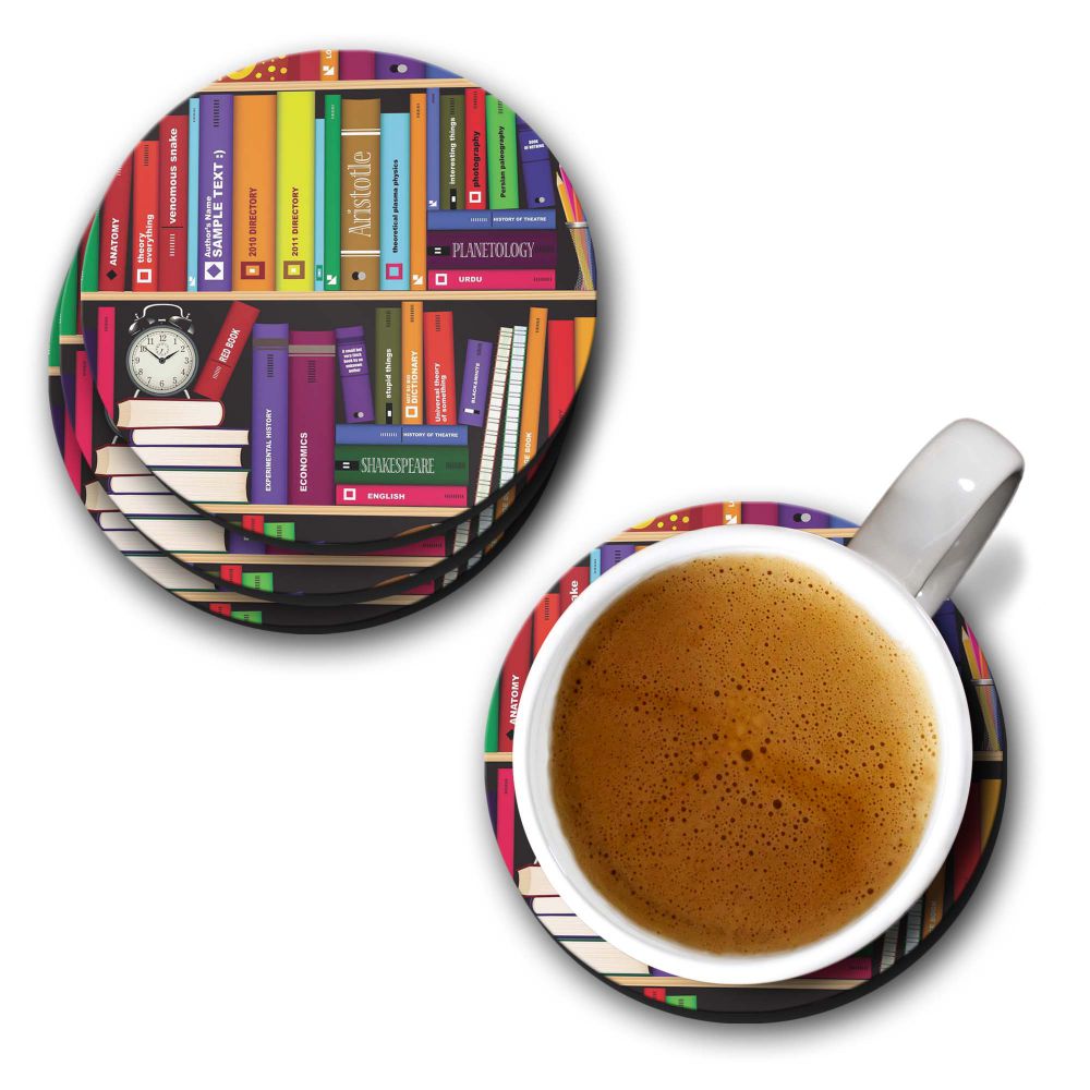 Books Coasters