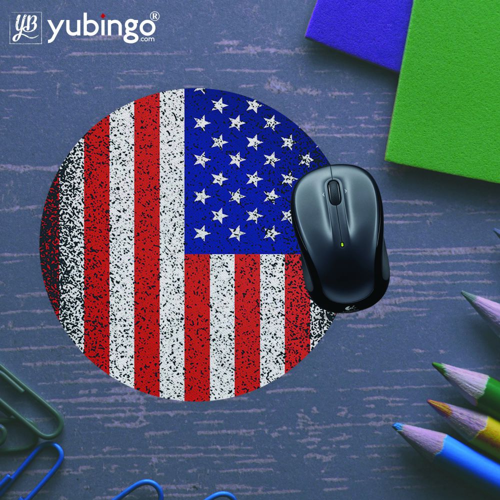 America Mouse Pad (Round)-Image5