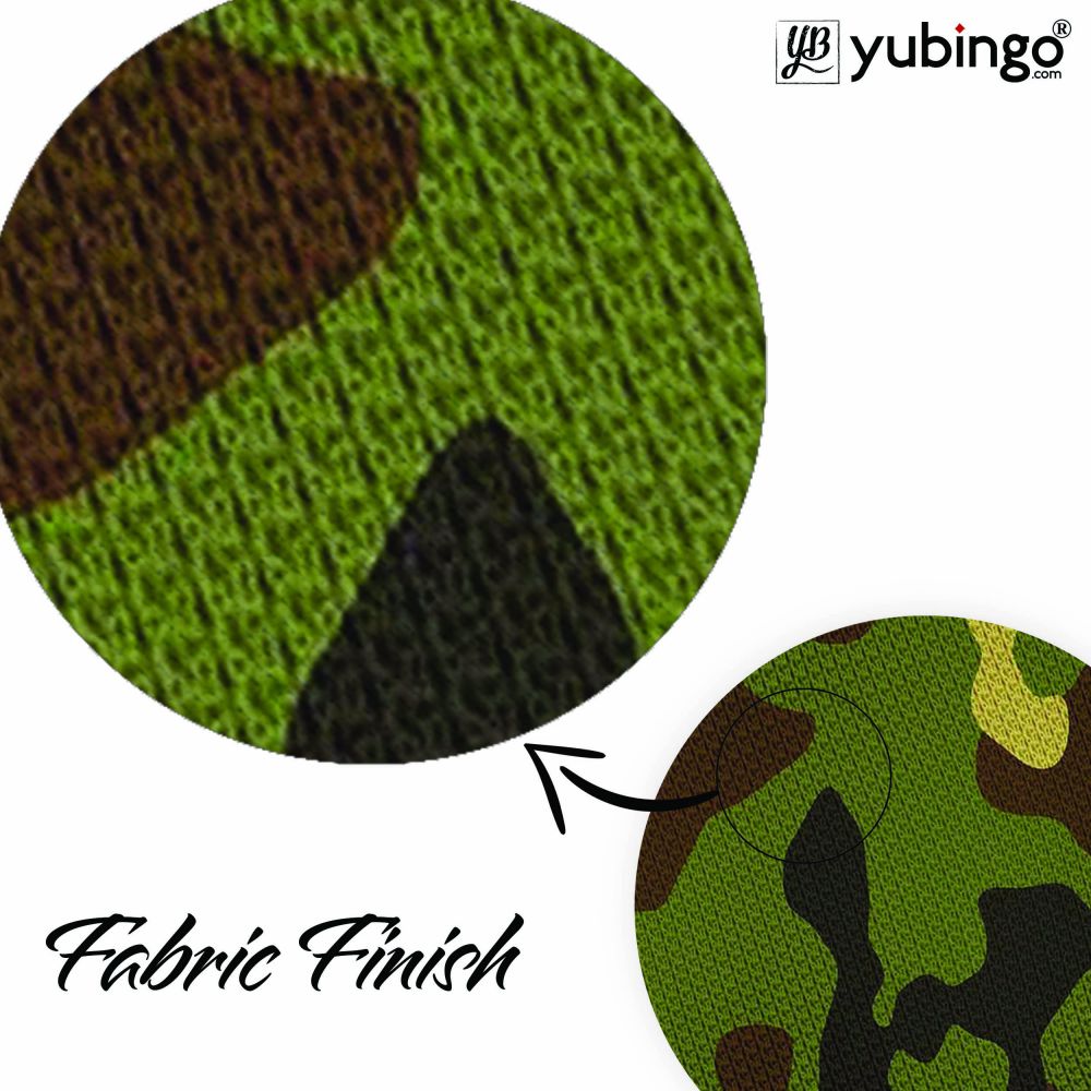 Army Camouflage Mouse Pad (Round)-Image3