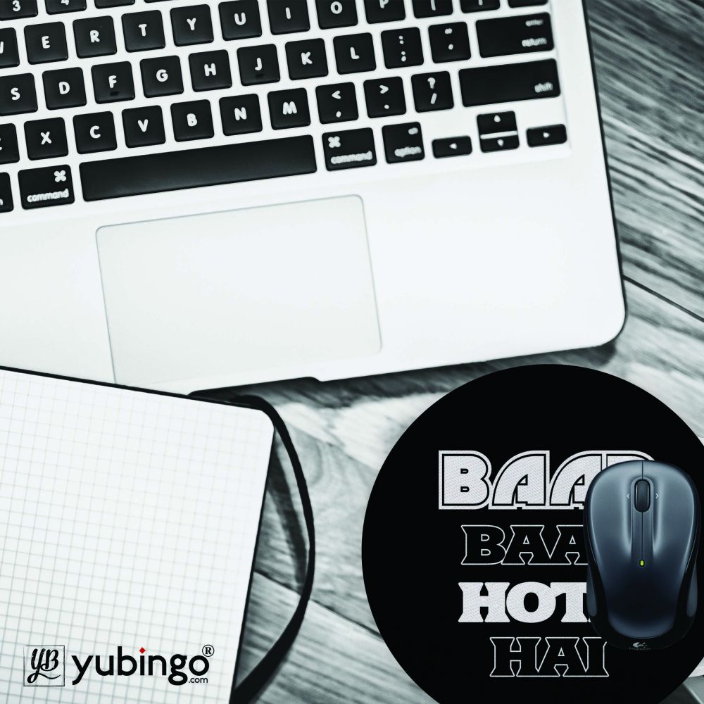 Baap Baap Hota Hai Mouse Pad (Round)-Image4