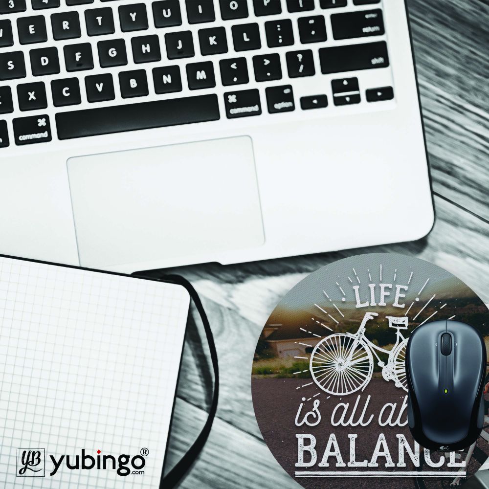 Balance Mouse Pad (Round)-Image4