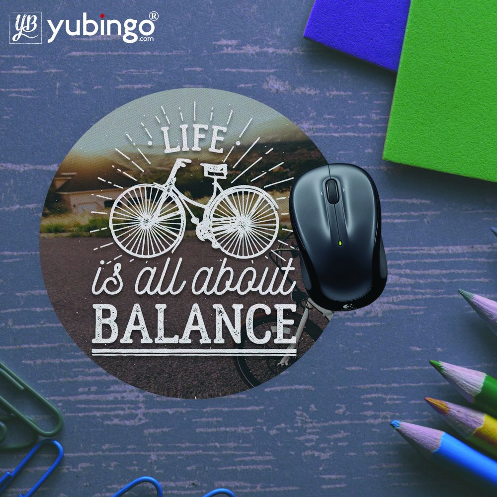 Balance Mouse Pad (Round)-Image5