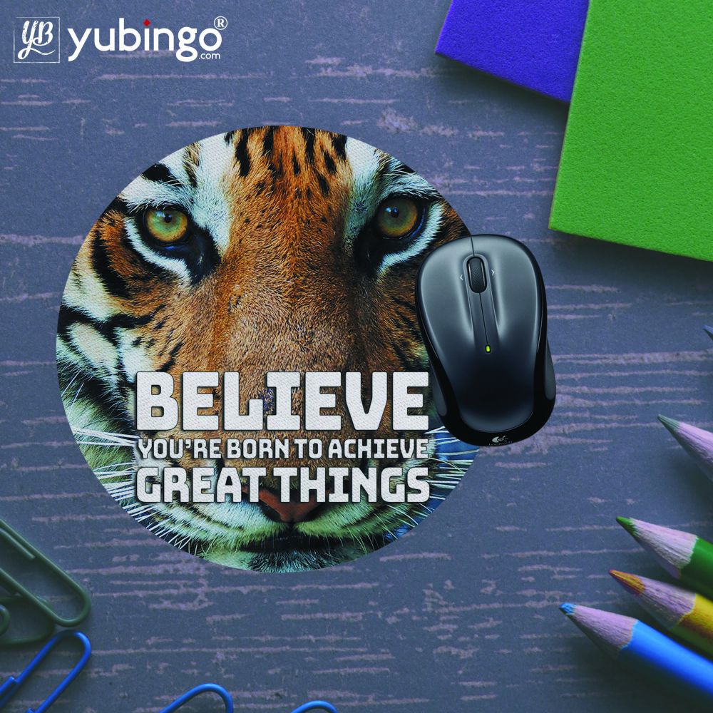 Believe Mouse Pad (Round)-Image5
