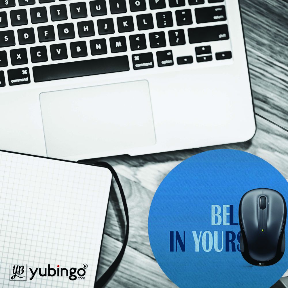 Believe in Yourself Mouse Pad (Round)-Image4