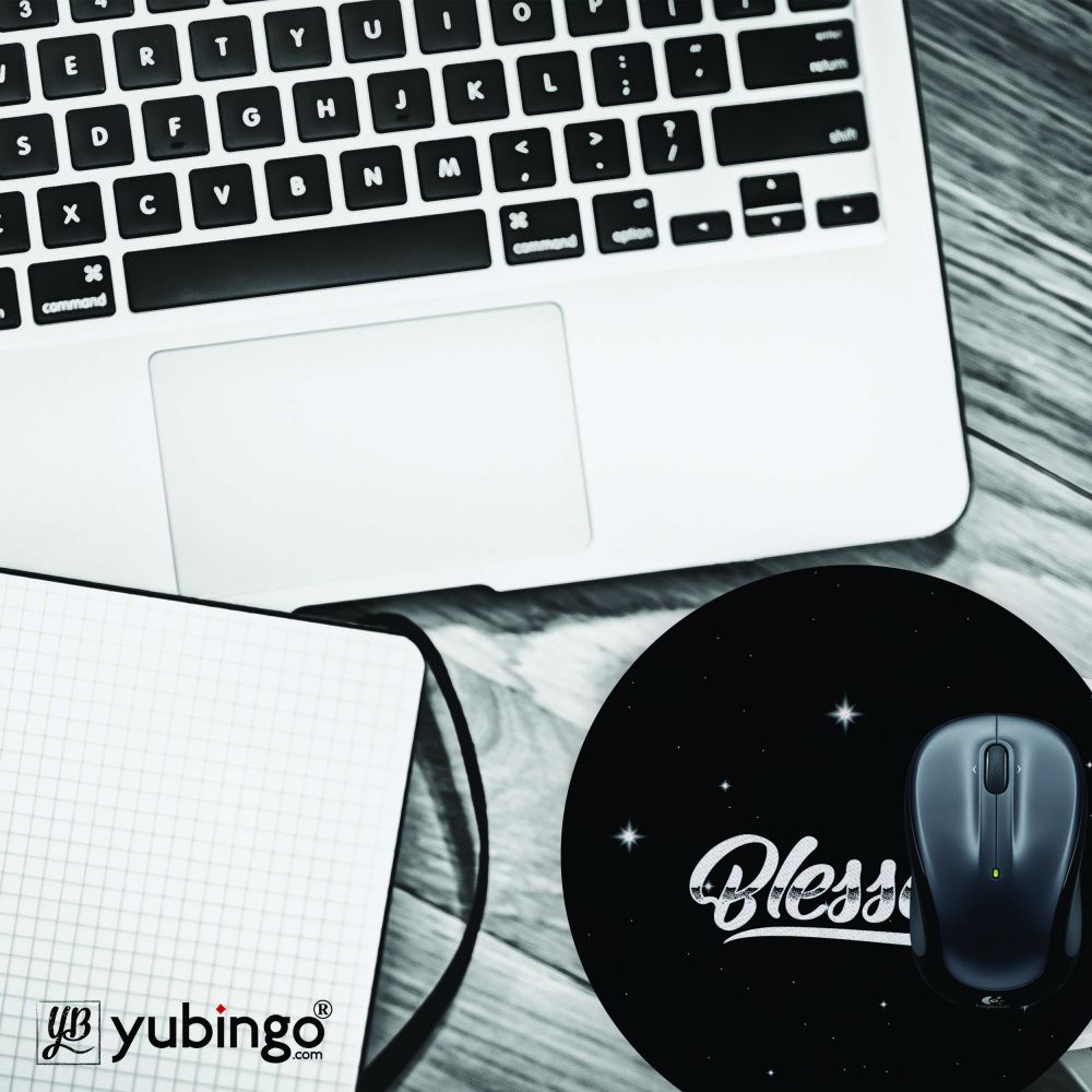 Blessed Mouse Pad (Round)-Image4