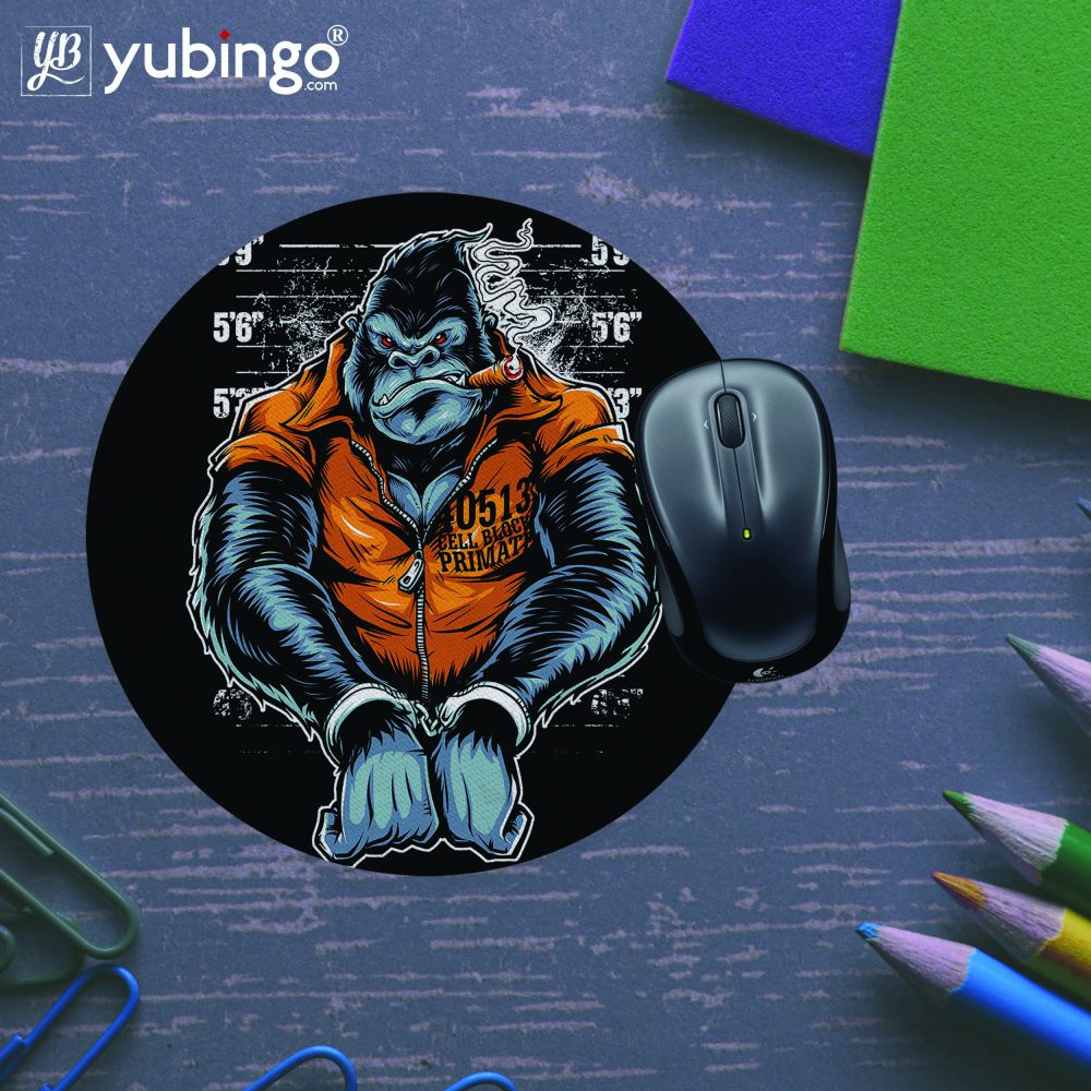 Boss in Trouble Mouse Pad (Round)-Image5