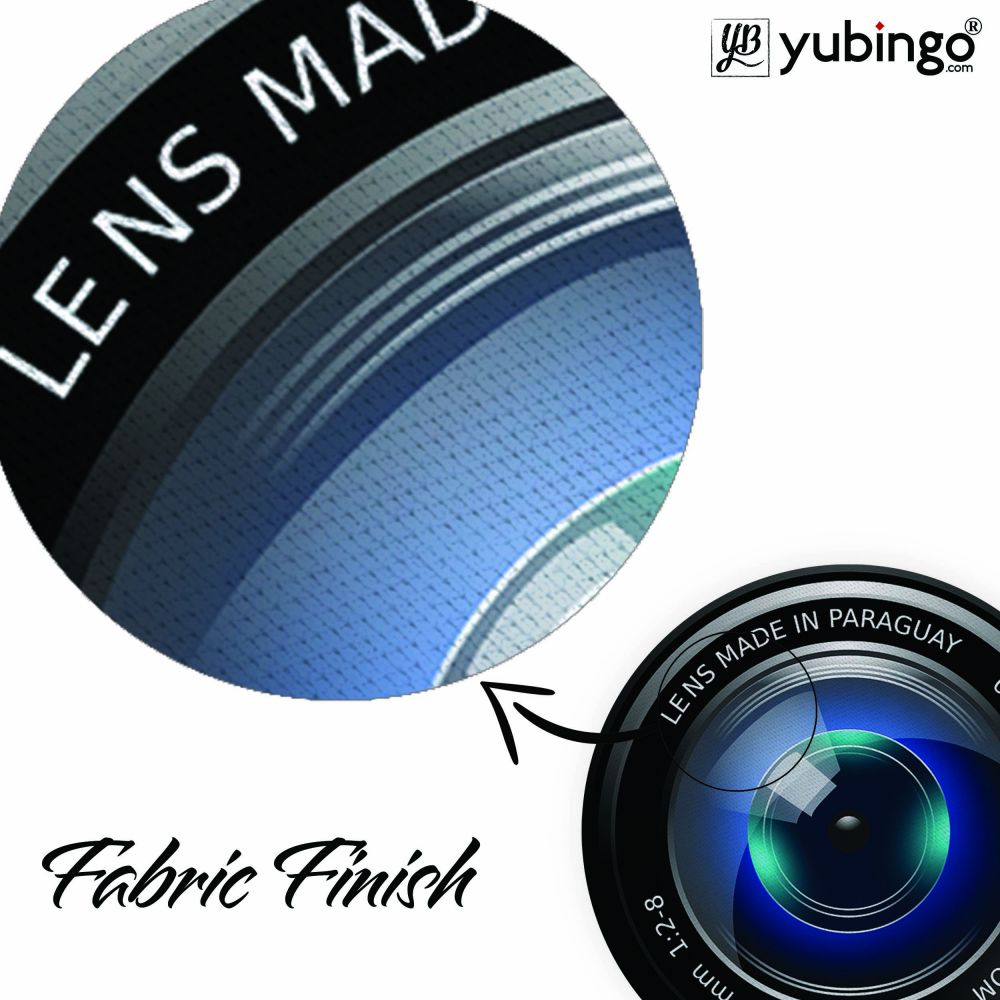 Camera Lens Mouse Pad (Round)-Image3